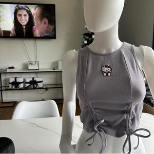 Hello Kitty Lavender Crop Top